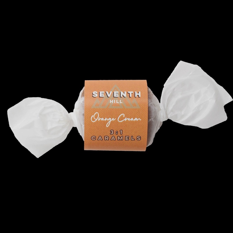 Orange Cream 3:1THC:CBD Caramel / Seventh Hill Caramels